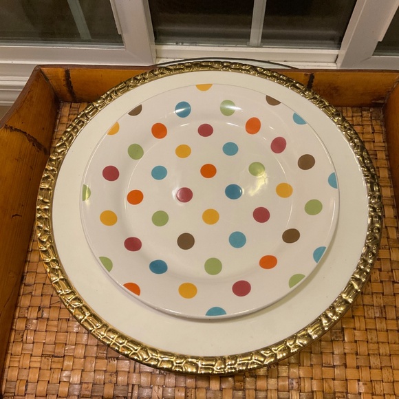 Pier1 Confetti Salad Plate Set of 4 - Picture 2 of 6